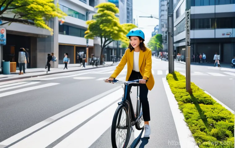 도시 내 공유경제 서비스 현황 - **Prompt 1: Urban Mobility - Seamless City Life with Sharing Economy**
    "A vibrant, high-angle sh...